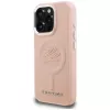 KARL LAGERFELD Initial & Metal Logo MagSafe Case für iPhone 16 Pro Max Pink