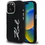 Karl Lagerfeld FW Jeans Signature Logo Case für iPhone 16 Pro, Schwarz