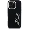 Karl Lagerfeld FW Jeans Signature Logo Case für iPhone 16 Pro, Schwarz