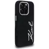 KARL LAGERFELD FW Jeans Signature Logo Case für iPhone 16 Pro Max, Schwarz