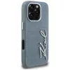 Karl Lagerfeld FW Jeans Signature Logo Case für iPhone 16 Pro, Blau