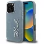 KARL LAGERFELD FW Jeans Signature Logo Case für iPhone 16 Pro Max, Blau