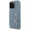 KARL LAGERFELD FW Jeans Signature Logo Case für iPhone 16 Pro Max, Blau