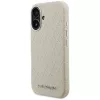 Karl Lagerfeld FW Stamped KarlMagSafe Case für iPhone 16 Beige