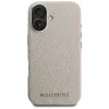 Karl Lagerfeld FW Stamped KarlMagSafe Case für iPhone 16 Beige