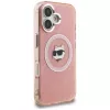 Karl Lagerfeld IML Choupette Head Logo MagSafe Case für Apple iPhone 16, Pink