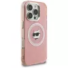 Karl Lagerfeld IML Choupette Head Logo MagSafe Case für Apple iPhone 16 Pro Max, Pink