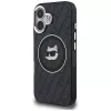 Karl Lagerfeld IML Choupette Head Logo MagSafe Case für iPhone 16, Schwarz