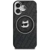 Karl Lagerfeld IML Choupette Head Logo MagSafe Case für iPhone 16, Schwarz