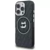Karl Lagerfeld IML Choupette Head Logo MagSafe Case für iPhone 16 Pro, Schwarz