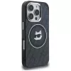 Karl Lagerfeld IML Choupette Head Logo MagSafe Case für iPhone 16 Pro, Schwarz
