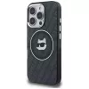 KARL LAGERFELD IML Choupette Head Logo MagSafe Case für Apple iPhone 16 Pro Max, Schwarz