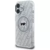 Karl Lagerfeld IML Karl Head Logo MagSafe Case für iPhone 16, Grau