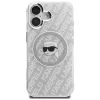 Karl Lagerfeld IML Karl Head Logo MagSafe Case für iPhone 16, Grau