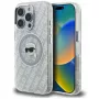 KARL LAGERFELD IML Karl Head Logo MagSafe Case für Apple iPhone 16 Pro, Grau