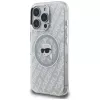 KARL LAGERFELD IML Karl Head Logo MagSafe Case für Apple iPhone 16 Pro, Grau