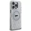 KARL LAGERFELD IML Karl Head Logo MagSafe Case für Apple iPhone 16 Pro, Grau