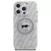 KARL LAGERFELD IML Karl Head Logo MagSafe Case für Apple iPhone 16 Pro Max - Grau