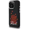 Karl Lagerfeld Silicone Heart SignLogo MagSafe Case für iPhone 16 Pro Schwarz