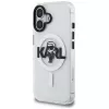 KARL LAGERFELD IML Karl Sketch Logo MagSafe Case für iPhone 16, Transparent