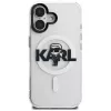 KARL LAGERFELD IML Karl Sketch Logo MagSafe Case für iPhone 16, Transparent
