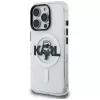 KARL LAGERFELD IML Karl Sketch Logo MagSafe Case für Apple iPhone 16 Pro, Transparent