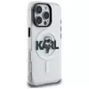 KARL LAGERFELD IML Karl Sketch Logo MagSafe Case für Apple iPhone 16 Pro, Transparent