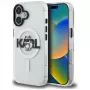 Karl Lagerfeld IML Choupette Sketch Logo MagSafe Case für iPhone 16, Transparent