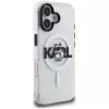 Karl Lagerfeld IML Choupette Sketch Logo MagSafe Case für iPhone 16, Transparent