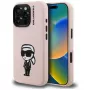 KARL LAGERFELD Silikon Karl Sketch MagSafe Case für iPhone 16 Pro Pink