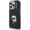 Karl Lagerfeld IML Aquarelle Karl & Logo Case für iPhone 16 Pro Max Schwarz