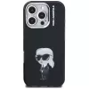 Karl Lagerfeld IML Aquarelle Karl & Logo Case für iPhone 16 Pro Max Schwarz
