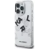 Karl Lagerfeld IML Sketched Graphic Case für iPhone 16 Pro Transparent