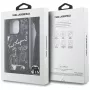 Karl Lagerfeld Crossbody GrainedPattern & Logo Phone Case für Apple iPhone 16 Pro Max, Schwarz