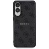 Guess 4G Ring Classic Logo MagSafe Case für Samsung Galaxy S25 Edge (Schwarz)