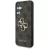 Guess Big 4G Logo Classic Logo Case für Samsung Galaxy S25+ (Braun)