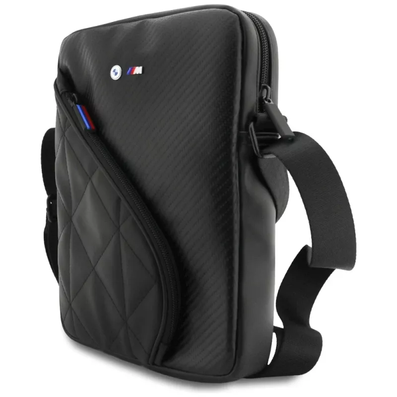 BMW Carbon Pockets & Metal Logo Case Black für iPhone X/XS