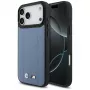 BMW M Quilted Logo MagSafe Case für iPhone 17 Pro Max Blau