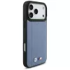 BMW M Quilted Logo MagSafe Case für iPhone 17 Pro Max Blau
