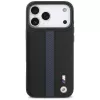 BMW M Perforated Stripe Logo MagSafe Case für iPhone 17 Pro Max Blau