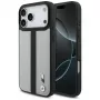 BMW M Perforated Stripe Logo MagSafe Case für iPhone 17 Pro Max Grau