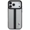 BMW M Perforated Stripe Logo MagSafe Case für iPhone 17 Pro Max Grau