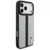 BMW M Perforated Stripe Logo MagSafe Case für iPhone 17 Pro Max Grau