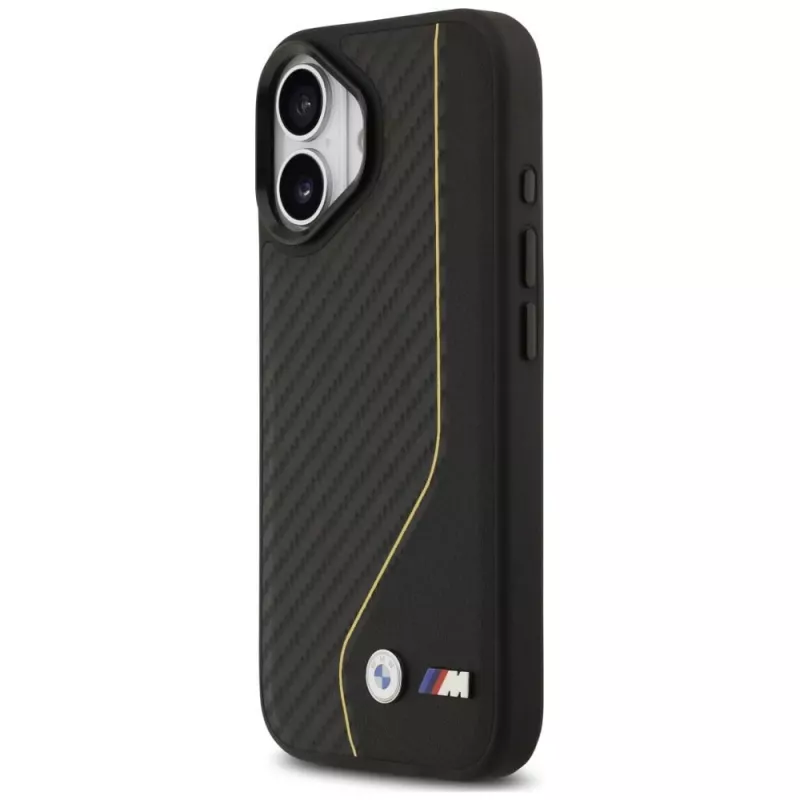 BMW M Carbon Line & Logo MagSafe Case für iPhone 17 Gelb