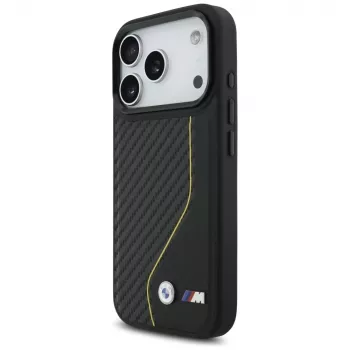 BMW M Carbon Line & Logo MagSafe Case für iPhone 17 Pro Gelb