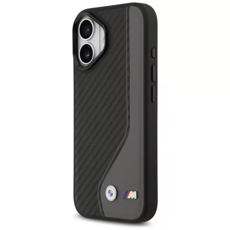 BMW M Carbon Logo MagSafe Case für iPhone 17 Anthrazit