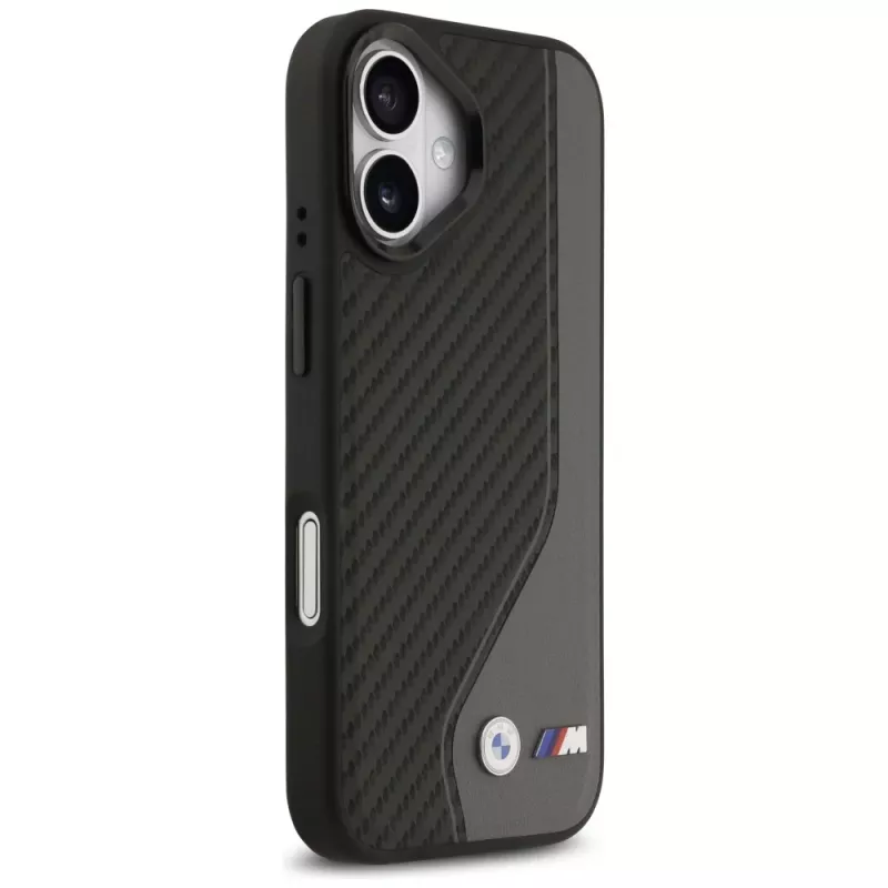BMW M Carbon Logo MagSafe Case für iPhone 17 Anthrazit
