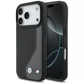 BMW M Carbon Logo MagSafe Case für iPhone 17 Pro Anthrazit