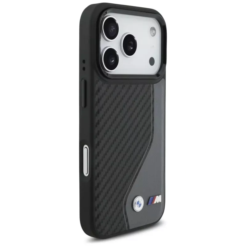 BMW M Carbon Logo MagSafe Case für iPhone 17 Pro Anthrazit