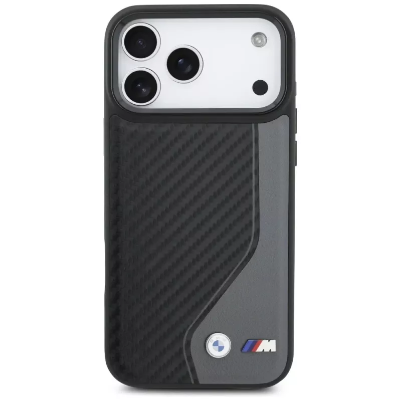 BMW M Carbon Logo MagSafe Case für Apple iPhone 17 Pro Max Anthrazit
